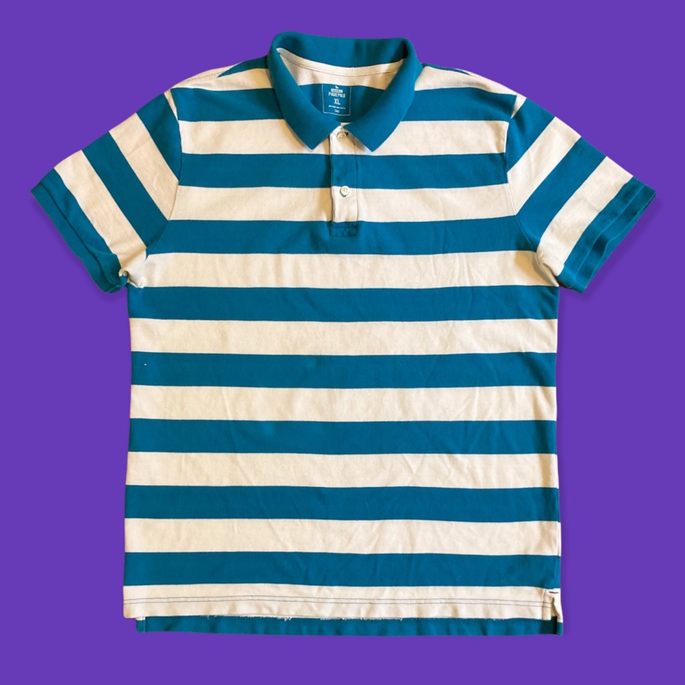 Vintage Style GAP Teal Polo Shirt
